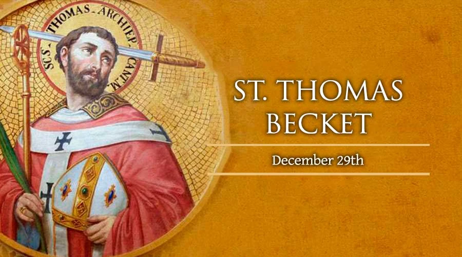 Dec. 29 - St. Thomas Becket new